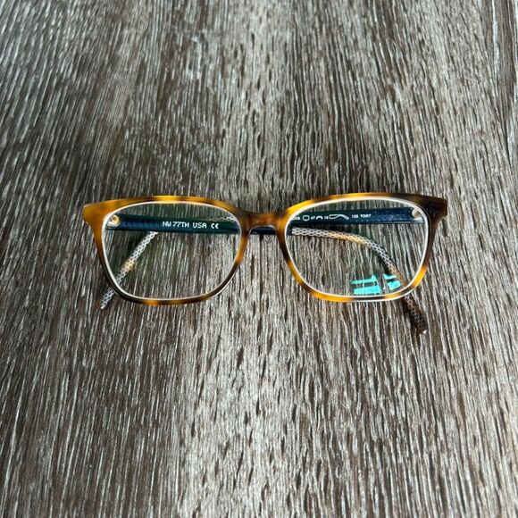 EUC NW77th Eyewear‎ Tiny Socks Eyeglasses Tortoise Blue Square Frame Trendy Chic main image 11